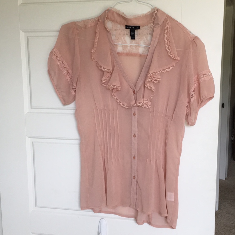 Pink blouse